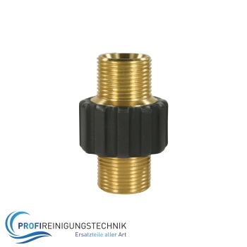 Schlauchverbinder "schwere Ausführung" mit Gummischutz